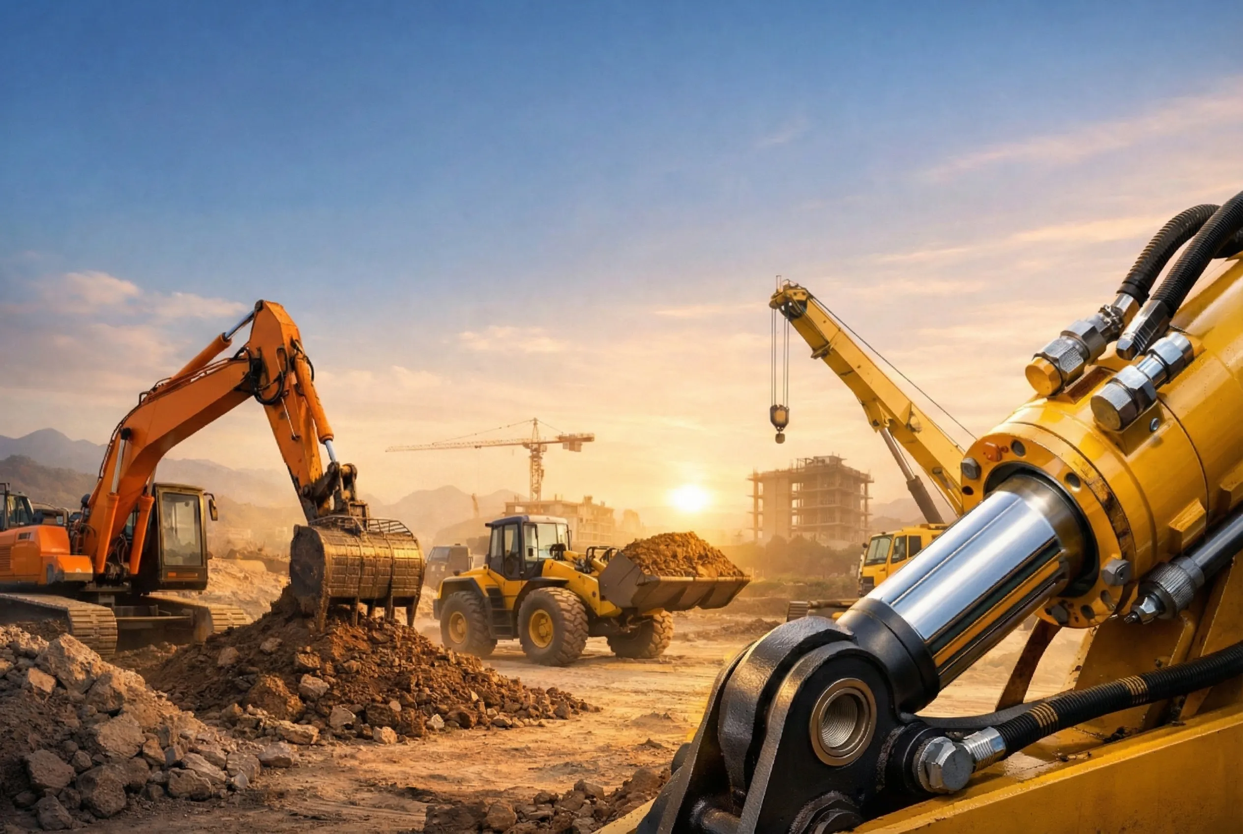 hydraulic cylinder application Construction Machinery Industry 1