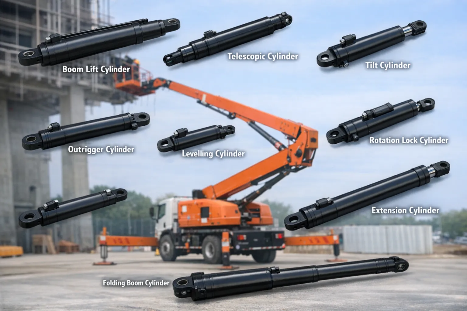 Hydraulic Cylinder for Aerial Work Platform 2