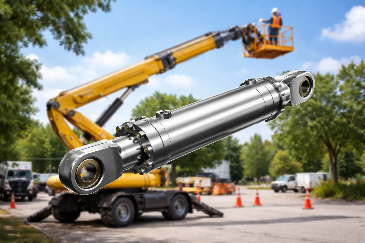 Hydraulic Cylinder for Aerial Work Platform 4