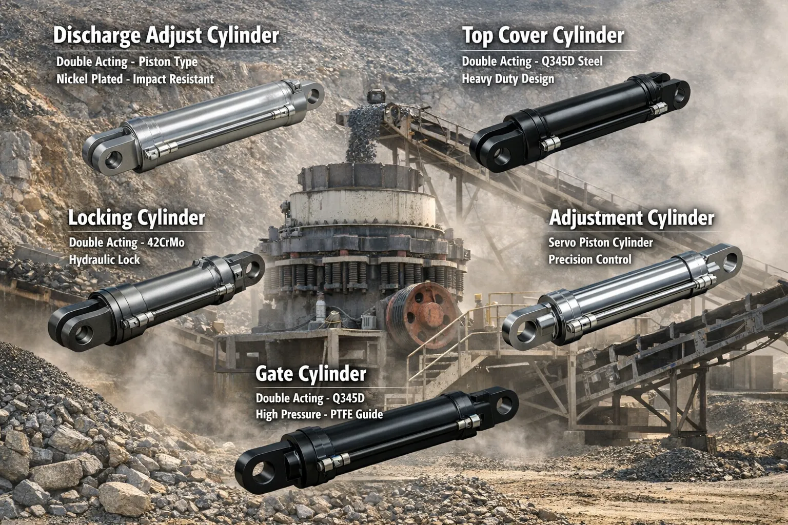Hydraulic Cylinder for Crusher 5