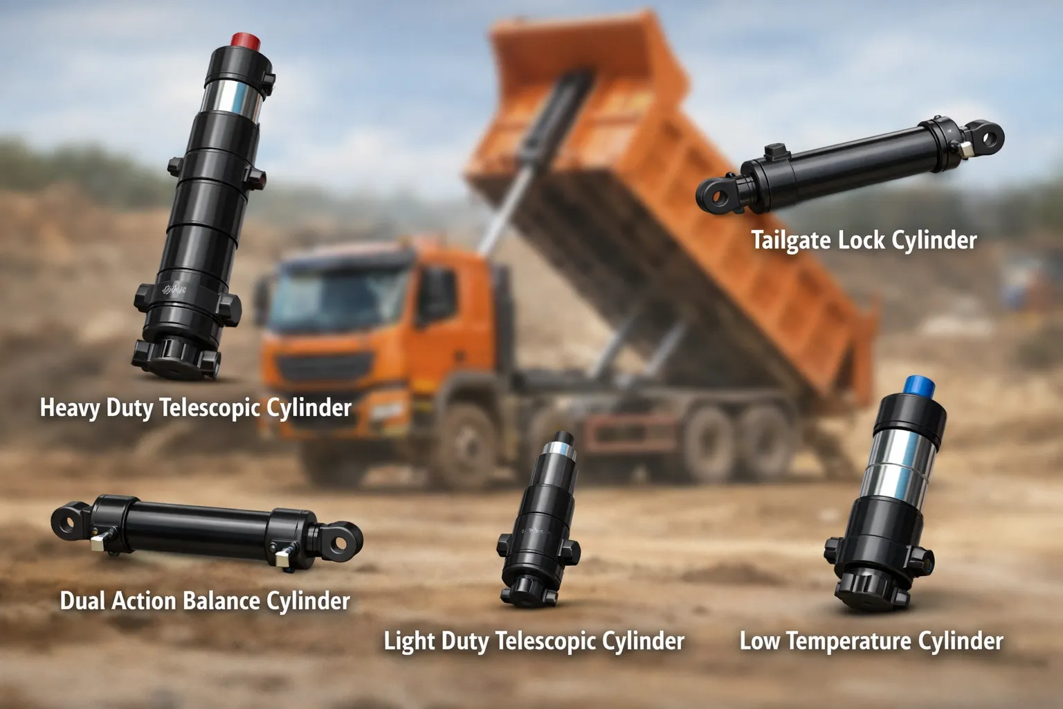 Hydraulic Cylinder for Dump Truck 2