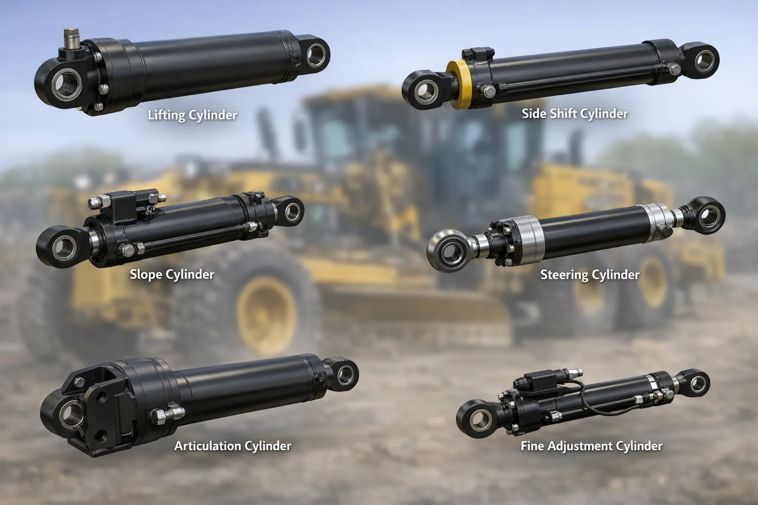 Hydraulic Cylinder for Grader 6