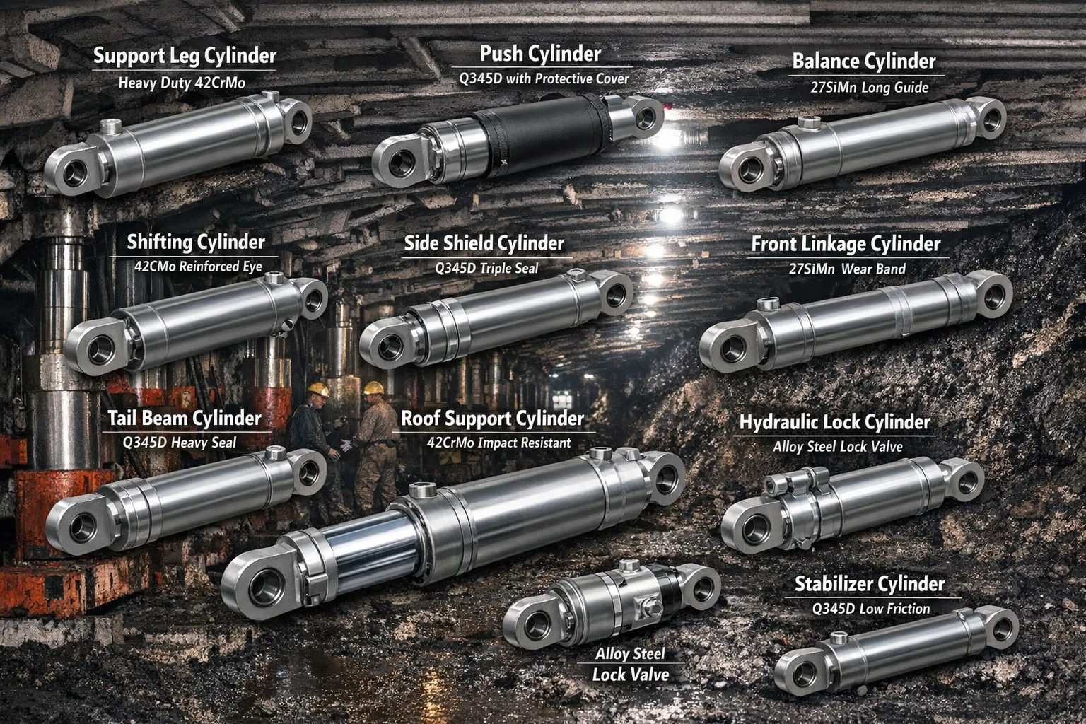 Shifting Cylinder for Hydraulic Support Hydraulic Cylinder for Hydraulic Support 4