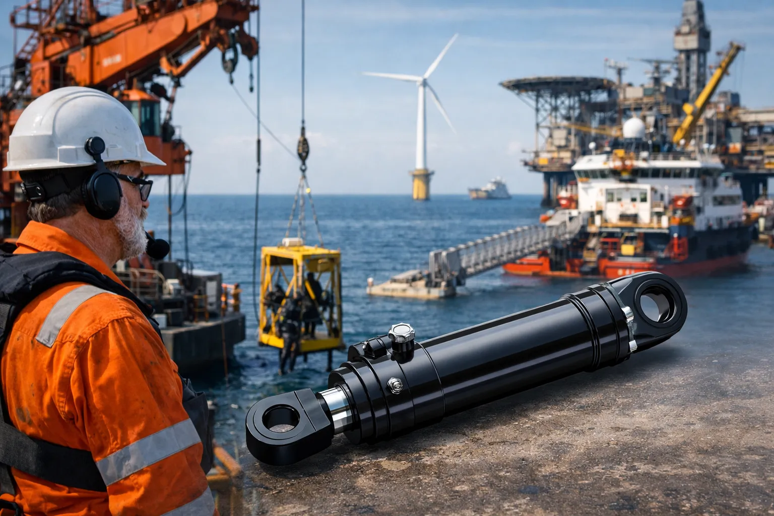Telescopic Boom Hydraulic Cylinder for Deck Crane Hydraulic-Cylinder-for-Marine-and-offshore-4