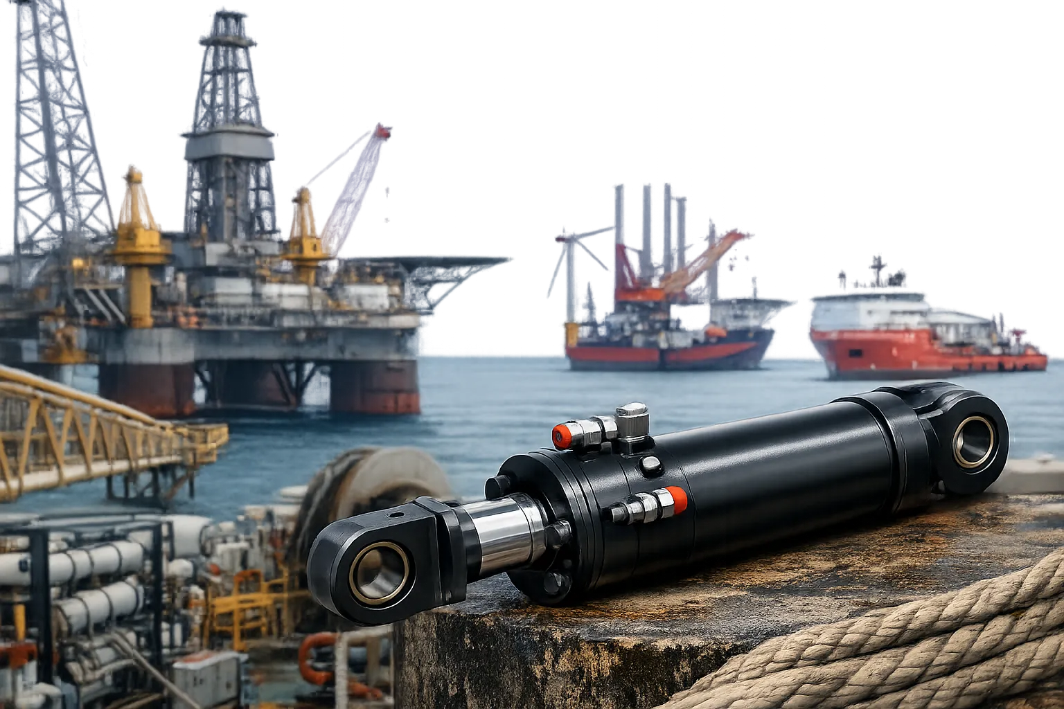 Hydraulic Cylinder for Marine and offshore 5