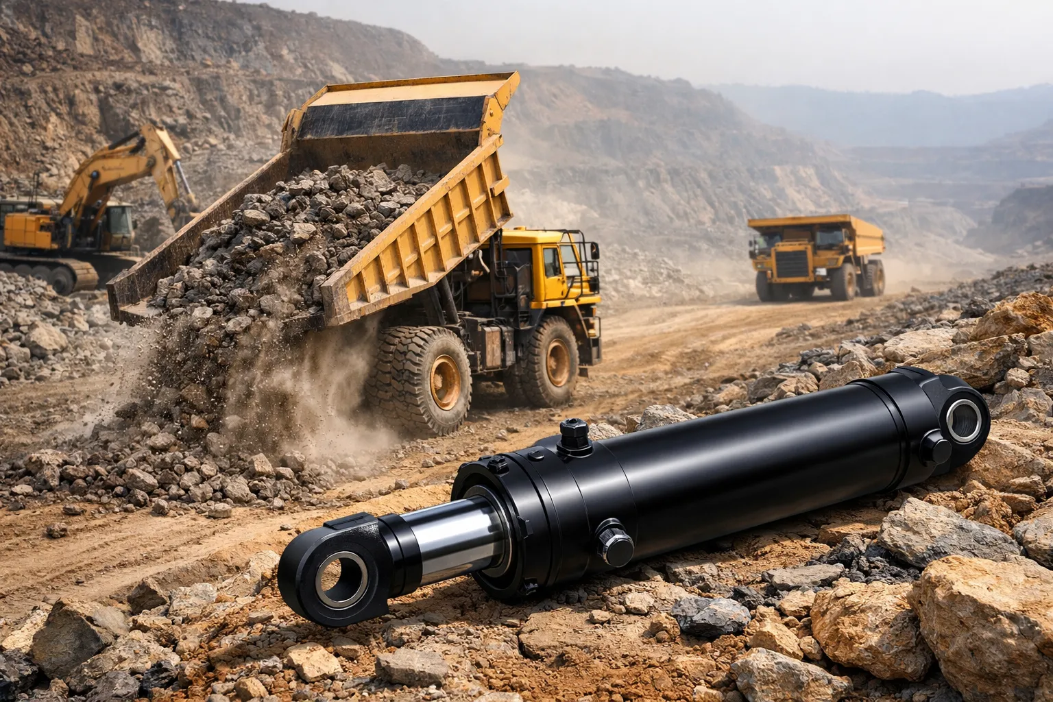 Heavy-Duty Lift Cylinder for Mining Dump Truck Hydraulic Cylinder for Mining dump truck 2