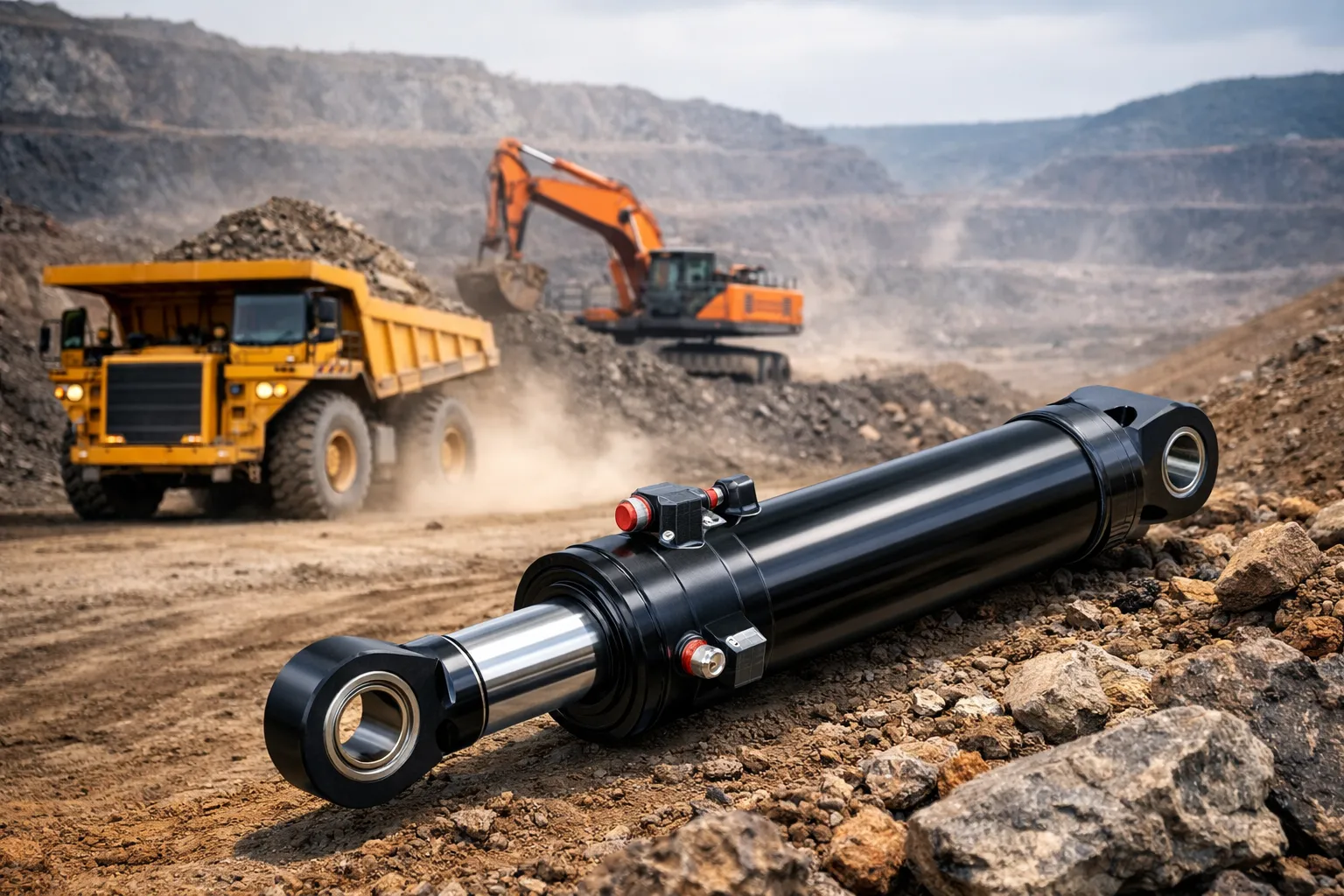 Hydraulic Cylinder for Mining dump truck 3