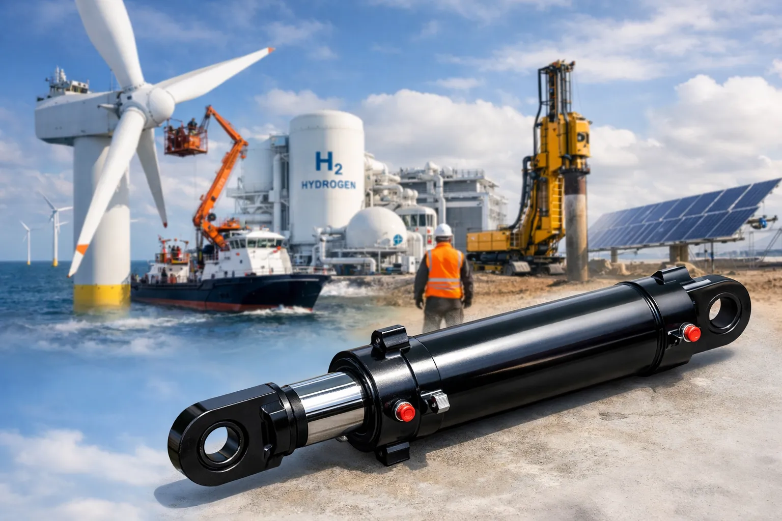 Hydraulic Cylinder for New energy 2