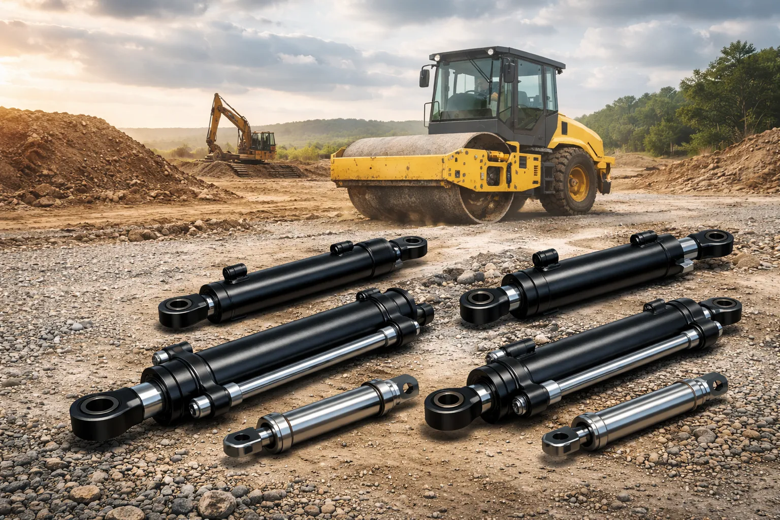 Articulated Hydraulic Cylinder For Road Roller Hydraulic Cylinder for Road Roller 3