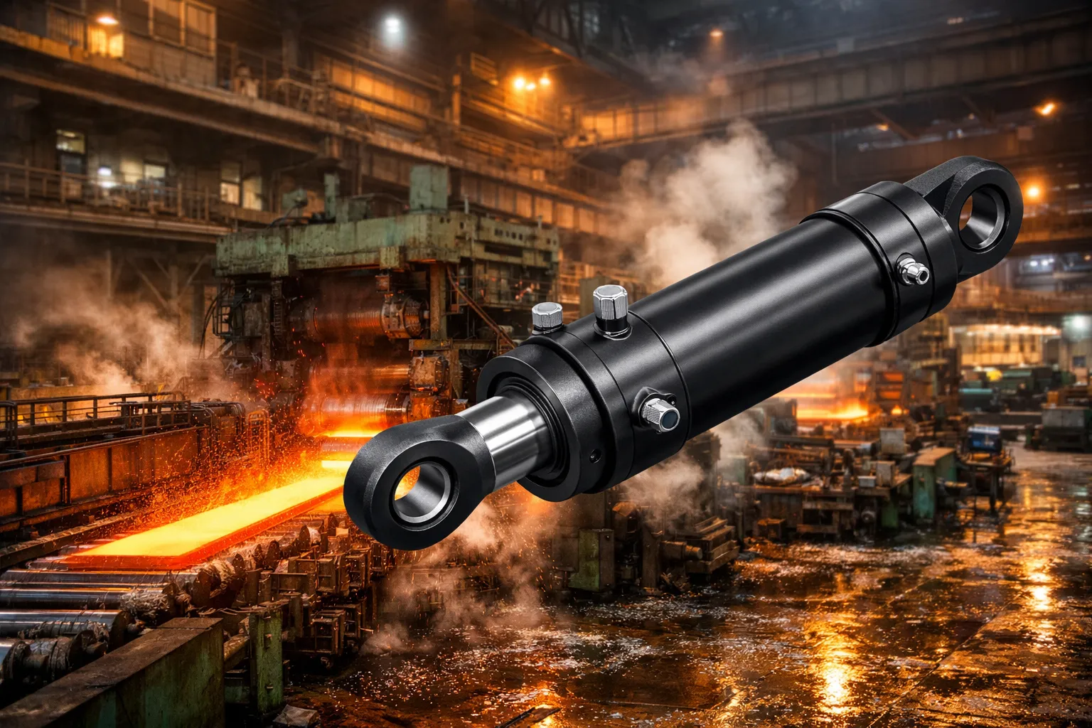 Cover rotating cylinder standard rod ratio