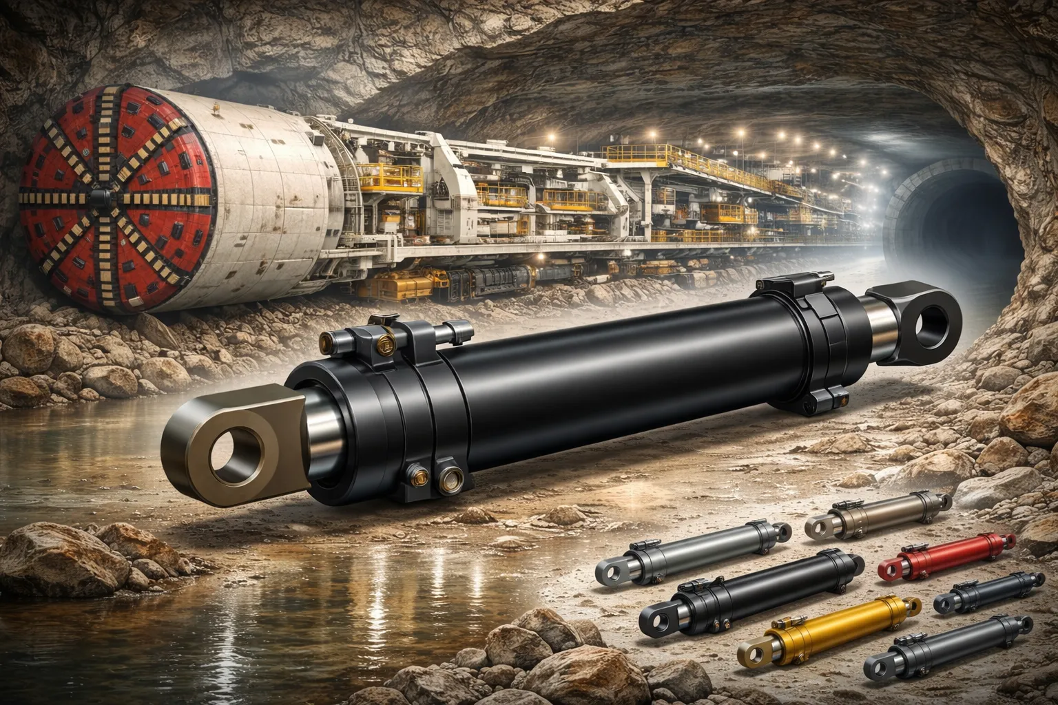 Cutter Head Locking Cylinder for TBM Hydraulic Cylinder for Tunnel equipment 6