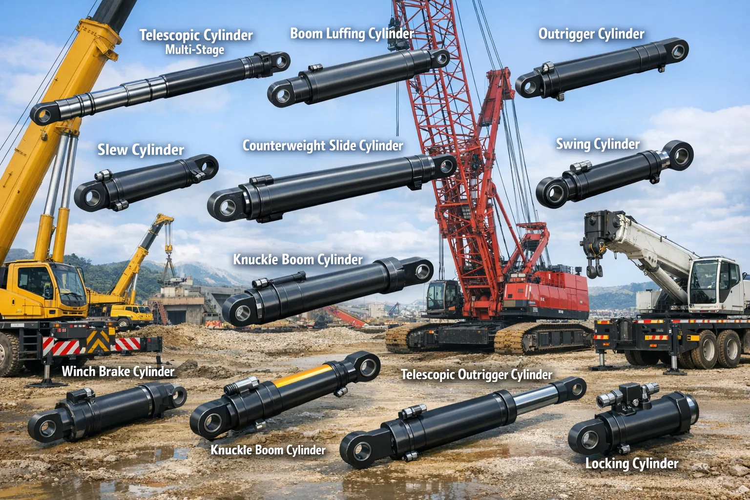 Hydraulic Cylinder for crane 5