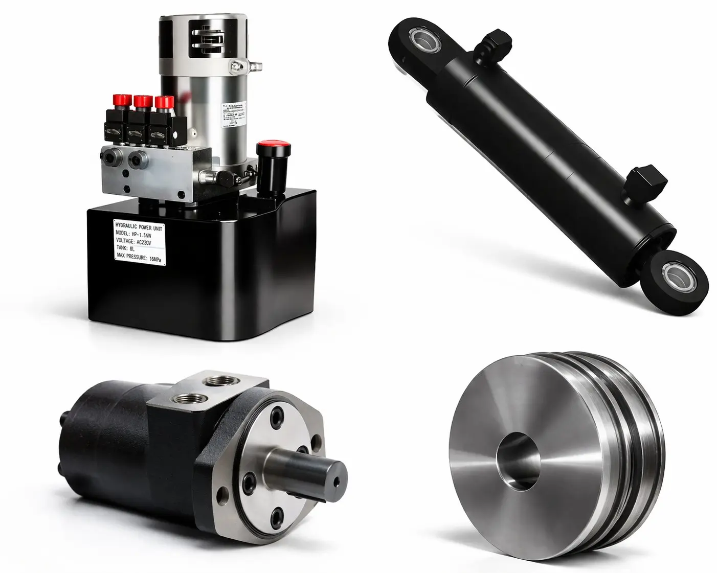 Related Products and Spare Parts for Drainage Installation Cylinder Systems Hydraulic cylinder related products and spare parts including power units pumps motors piston rods and barrels