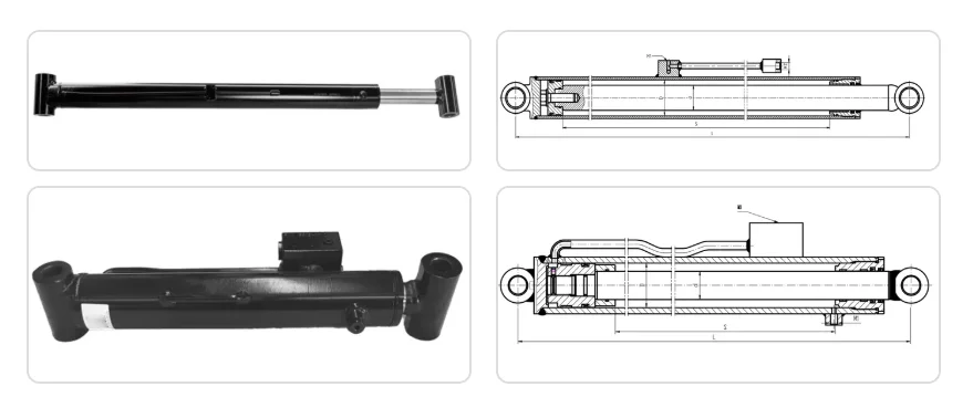 Aerial Work Vehicle Hydraulic Cylinder Dimension 1