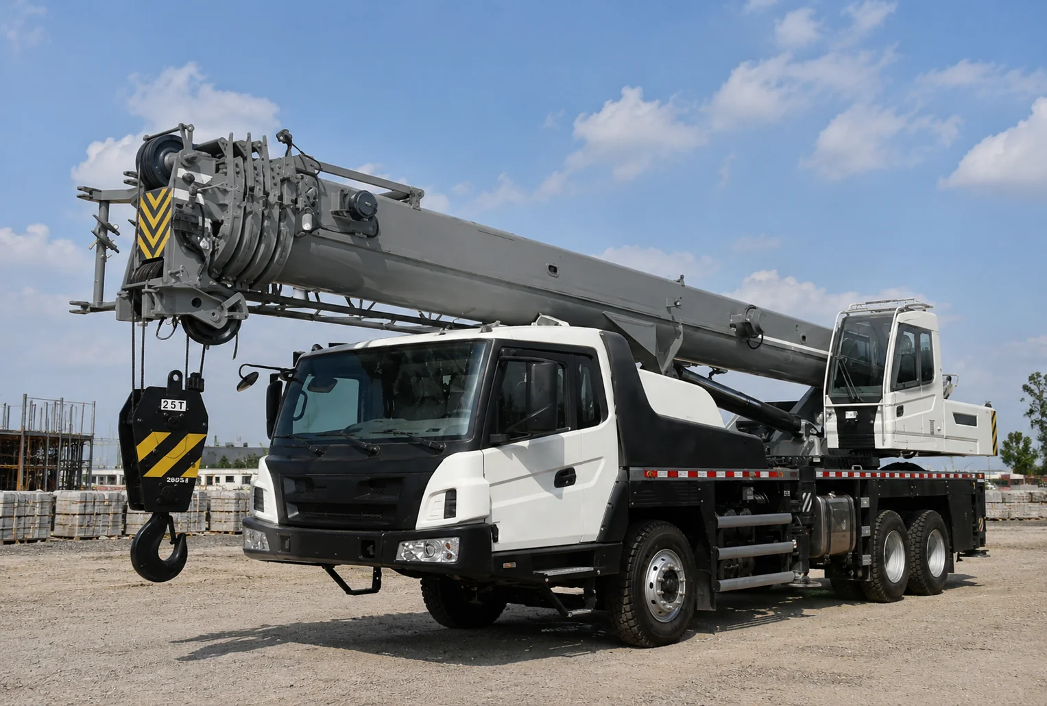 Aerial platform luffing cylinder in urban application